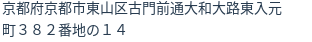 住所(登記所在地)