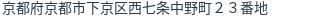 住所(登記所在地)
