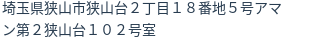 住所(登記所在地)