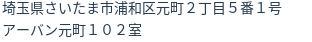 住所(登記所在地)