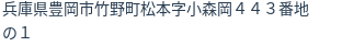 住所(登記所在地)