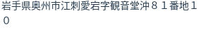 住所(登記所在地)