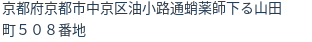 住所(登記所在地)