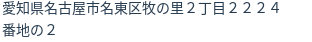 住所（登記所在地）