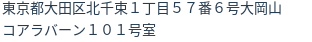 住所（登記所在地）