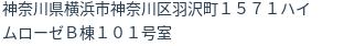 住所(登記所在地)