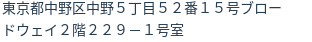 住所(登記所在地)