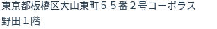 住所(登記所在地)