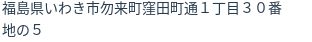 住所（登記所在地）