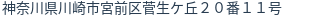 住所(登記所在地)