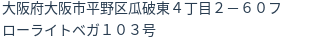 住所（登記所在地）