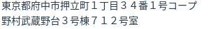 住所（登記所在地）