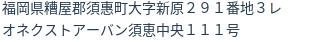 住所（登記所在地）