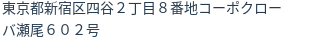 住所（登記所在地）