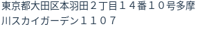 住所(登記所在地)