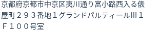 住所(登記所在地)