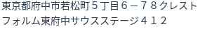 住所（登記所在地）