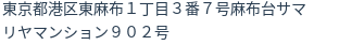 住所（登記所在地）