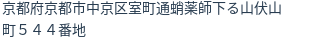 住所(登記所在地)