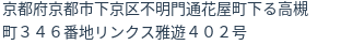 住所（登記所在地）