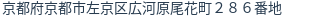住所（登記所在地）