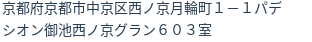 住所(登記所在地)