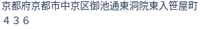 住所(登記所在地)