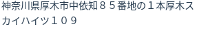 住所(登記所在地)