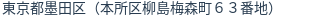 住所（登記所在地）