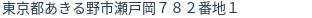 住所(登記所在地)
