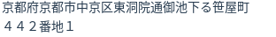 住所(登記所在地)