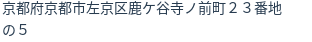 住所(登記所在地)