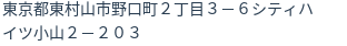 住所（登記所在地）