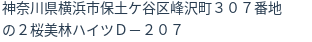 住所(登記所在地)