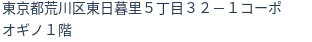 住所(登記所在地)