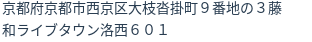 住所（登記所在地）