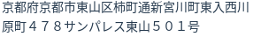 住所（登記所在地）