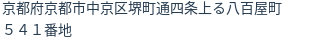 住所（登記所在地）