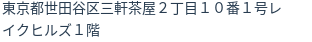住所(登記所在地)