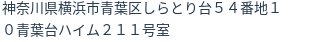 住所（登記所在地）