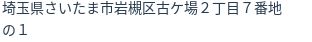 住所(登記所在地)