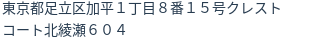 住所（登記所在地）