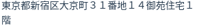 住所（登記所在地）