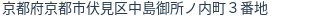 住所（登記所在地）