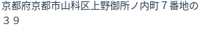 住所(登記所在地)