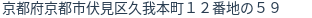住所(登記所在地)