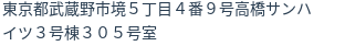 住所（登記所在地）