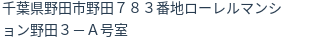 住所（登記所在地）