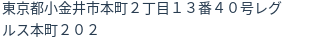 住所(登記所在地)