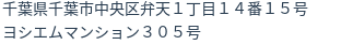 住所(登記所在地)